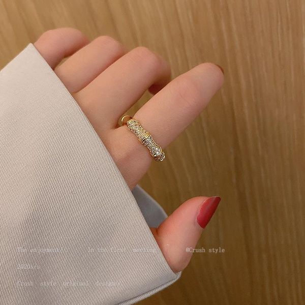 wedding rings real gold electroplating korean simple cold wind bamboo open ring fashion temperament net red personality index finger, Slivery;golden
wedding rings real gold electroplating korean simple cold wind bamboo open ring fashion temperament net red personality index finger, Slivery;golden