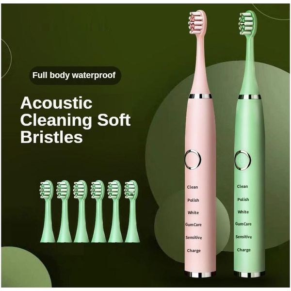 smart electric toothbrush soft hair automatic sonic usb charging student couple brush head
smart electric toothbrush soft hair automatic sonic usb charging student couple brush head