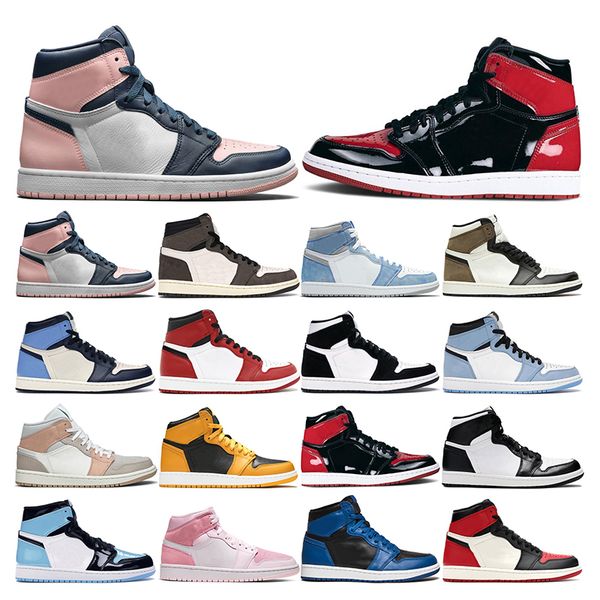 men basketball shoes 1s jumpman 1 dark marina university blue hyper royal black white bred patent womens mens trainers sports sneakers
men basketball shoes 1s jumpman 1 dark marina university blue hyper royal black white bred patent womens mens trainers sports sneakers