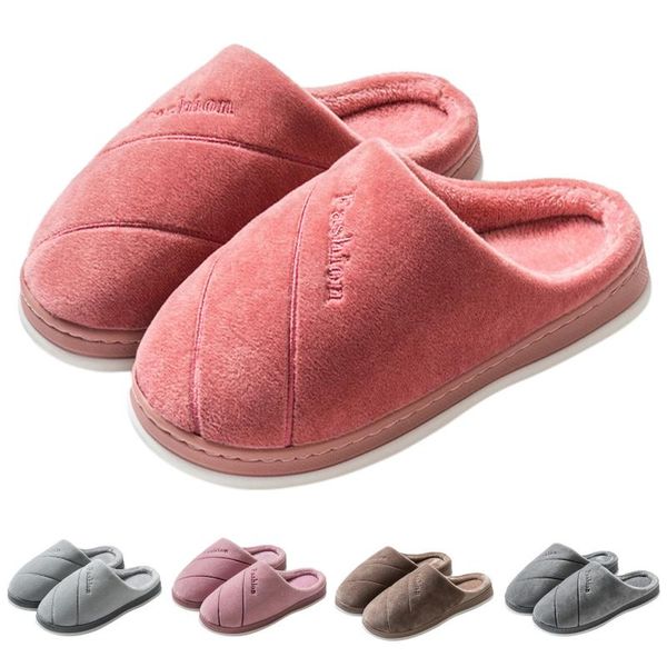 slippers women's winter couples warm home baotou plush flat bottom ladies cotton simple striped indoor, Black
slippers women's winter couples warm home baotou plush flat bottom ladies cotton simple striped indoor, Black