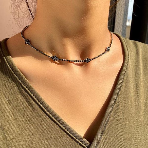 chains 2022 colorful crystal tennis chain choker necklaces for women iced out rhinestone shiny flower necklace party jewelry gifts, Silver
chains 2022 colorful crystal tennis chain choker necklaces for women iced out rhinestone shiny flower necklace party jewelry gifts, Silver