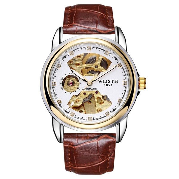 wristwatches gfit watch brand fashion luminous student waterproof men's fully automatic mechanical for man, Slivery;brown
wristwatches gfit watch brand fashion luminous student waterproof men's fully automatic mechanical for man, Slivery;brown