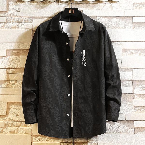 men's casual shirts brand loose hip hop streetwear long sleeves 2021 spring autumn plus overasian size -5xl, White;black
men's casual shirts brand loose hip hop streetwear long sleeves 2021 spring autumn plus overasian size -5xl, White;black
