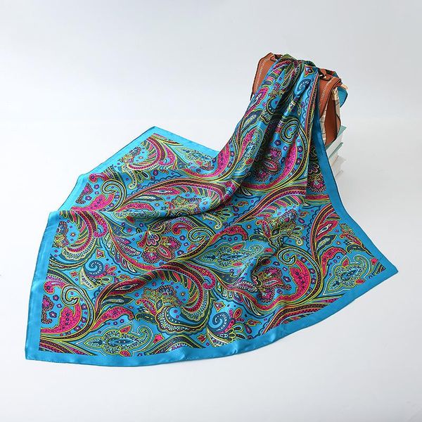 scarves 90cm square silk scarf women shawls designer print hijab foulard head wraps for lady neck soft big bandana high quality, Blue;gray
scarves 90cm square silk scarf women shawls designer print hijab foulard head wraps for lady neck soft big bandana high quality, Blue;gray