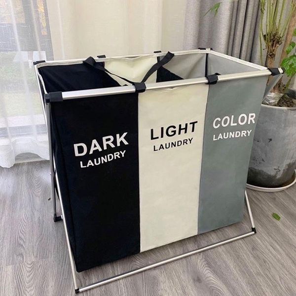 collapsible dirty clothes laundry basket 2/3 section foldable organizer dorm hamper sorter washing bag storage & organization
collapsible dirty clothes laundry basket 2/3 section foldable organizer dorm hamper sorter washing bag storage & organization
