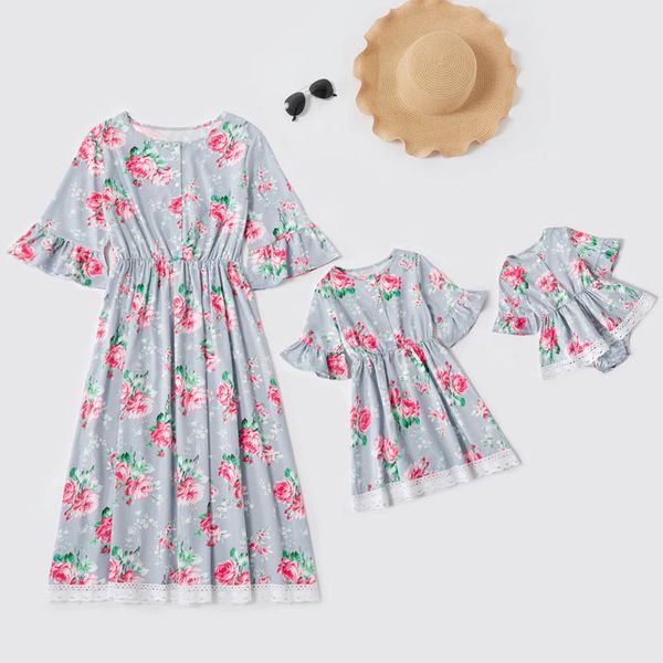 family matching outfits mother daughter dresses children clothing girls clothes summer cotton flower short sleeve baby jumpsuit rompers kids, Blue
family matching outfits mother daughter dresses children clothing girls clothes summer cotton flower short sleeve baby jumpsuit rompers kids, Blue