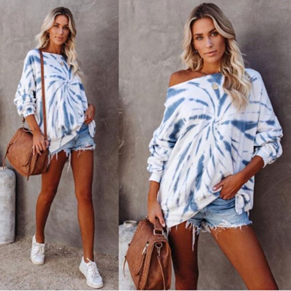 women's hoodies & sweatshirts women tie-dye pullover long sleeve round neck sweatshirt casual autumn spring female loose, Black
women's hoodies & sweatshirts women tie-dye pullover long sleeve round neck sweatshirt casual autumn spring female loose, Black