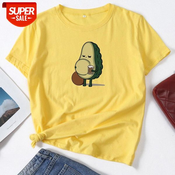 t-shirt loose cute avocado print women's bottoming shirt short sleeve #sb0i, White
t-shirt loose cute avocado print women's bottoming shirt short sleeve #sb0i, White