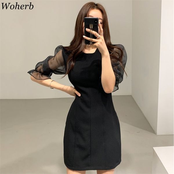 bodycon dress fashion women slim ol business office formal long puff sleeve woolen es party elegant vestidos 210519, Black;gray
bodycon dress fashion women slim ol business office formal long puff sleeve woolen es party elegant vestidos 210519, Black;gray