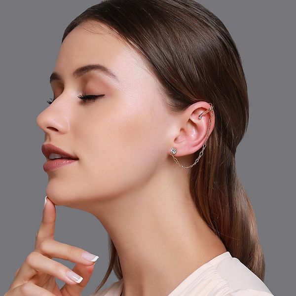 U-shaped Tassel Chain Stud Earring Clip Long Pendant Crystal Alloy Ear Drop Women Lady Business Gift Gold Earrings Jewelry Wholesale Fashion, Golden;silver
U-shaped Tassel Chain Stud Earring Clip Long Pendant Crystal Alloy Ear Drop Women Lady Business Gift Gold Earrings Jewelry Wholesale Fashion, Golden;silver