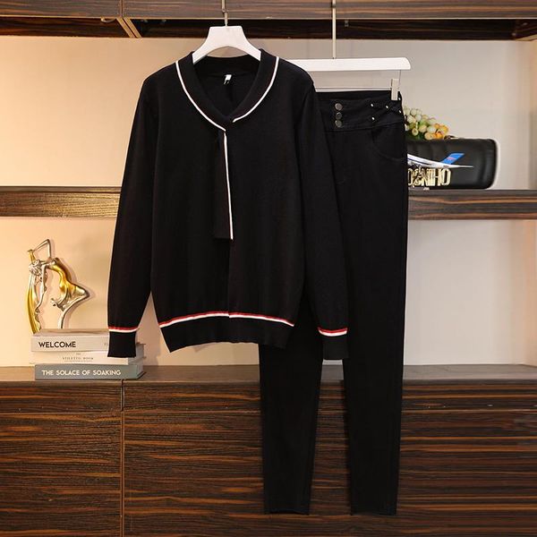women's two piece pants plus size casual arrival autumn knitted set pullovers +pencil suits tracksuit outfits, White
women's two piece pants plus size casual arrival autumn knitted set pullovers +pencil suits tracksuit outfits, White