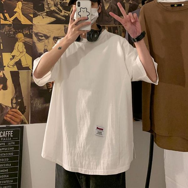 men's t-shirts summer short sleeves harajuku korea fashion white t-shirt streetwear one piece hip hop rock punk men tees tshirt clothes, White;black
men's t-shirts summer short sleeves harajuku korea fashion white t-shirt streetwear one piece hip hop rock punk men tees tshirt clothes, White;black