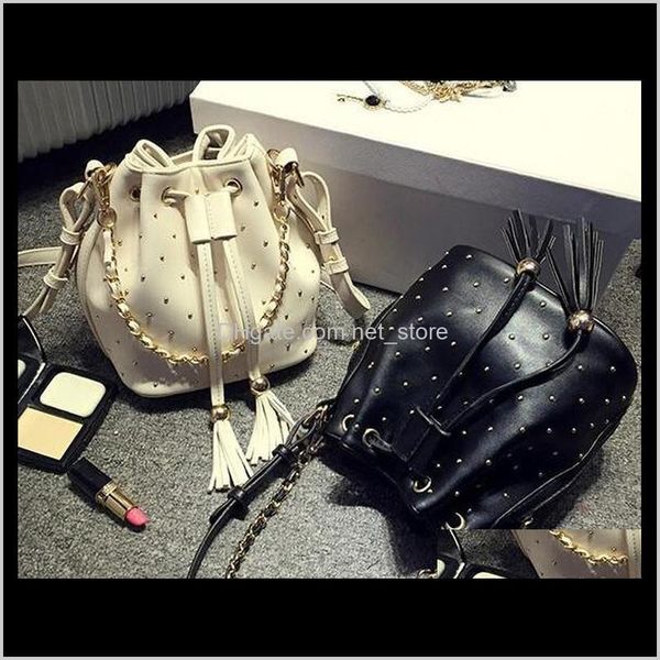 bags tassel women shoulder crossbody black bucket drawstring rivet messenger tote ladies handbag02 jchvl sgjb6 wallets hvue1, Red;black
bags tassel women shoulder crossbody black bucket drawstring rivet messenger tote ladies handbag02 jchvl sgjb6 wallets hvue1, Red;black