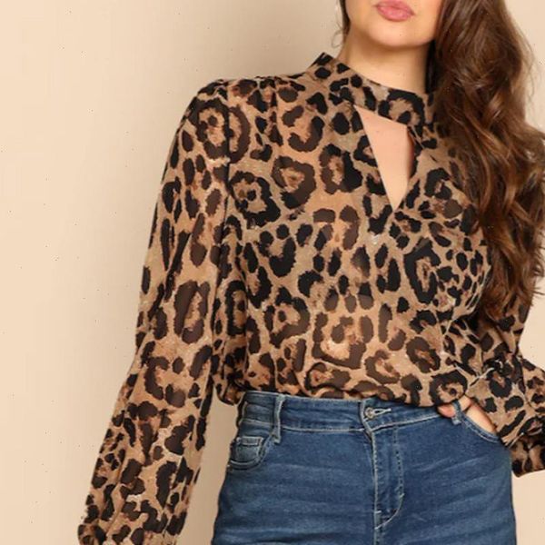 fashion halter choker leopard women shirts casual long sleeve print plus size blouses clothes, White
fashion halter choker leopard women shirts casual long sleeve print plus size blouses clothes, White