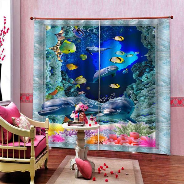 custom any size mordern ocean world fish dolphins shower curtain printed home decoration drapes decor &
custom any size mordern ocean world fish dolphins shower curtain printed home decoration drapes decor &