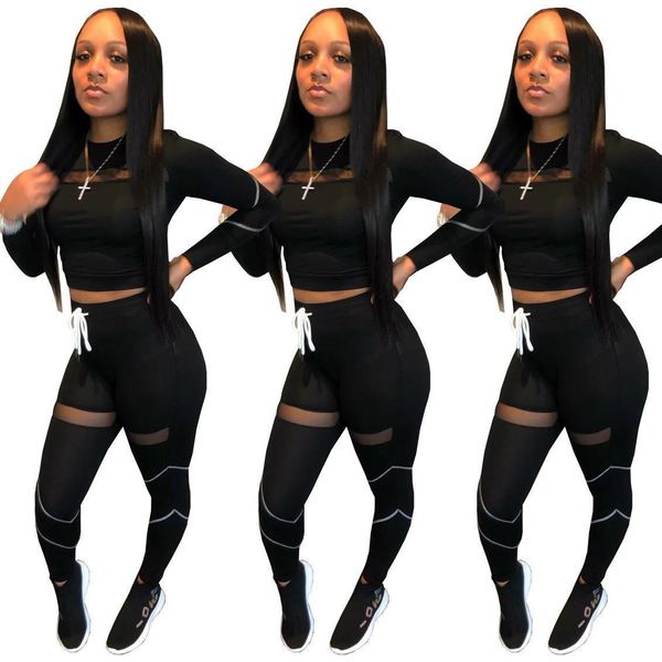 women tracksuits solid bodycon pants and long sleeve crop two piece set size 2xl, Gray
women tracksuits solid bodycon pants and long sleeve crop two piece set size 2xl, Gray
