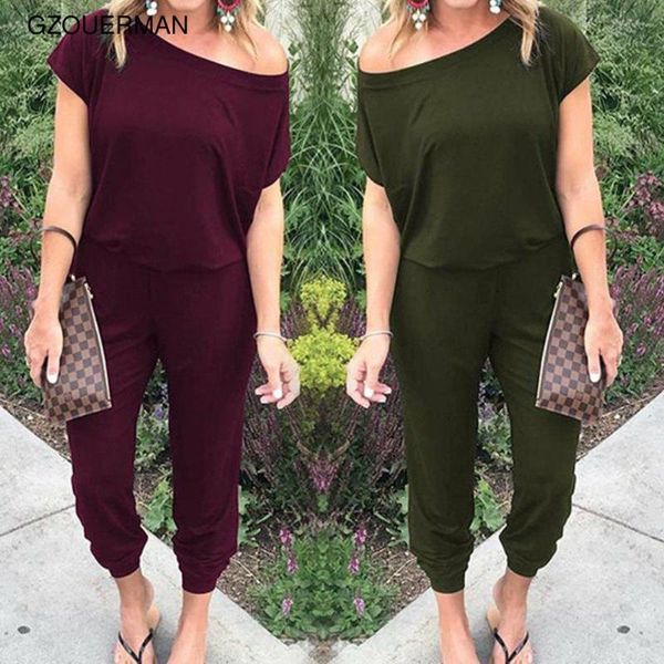 fashion women lady elastic waist off shoulder spring summer short sleeve solid color jumpsuit women's jumpsuits & rompers, Black;white
fashion women lady elastic waist off shoulder spring summer short sleeve solid color jumpsuit women's jumpsuits & rompers, Black;white