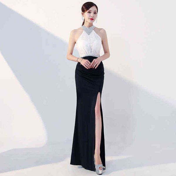 luxury prom dresses night club 2021 thin buttock celebrity temperament banquet evening, Black
luxury prom dresses night club 2021 thin buttock celebrity temperament banquet evening, Black