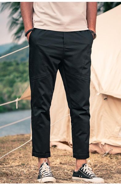 men's pants 4617 2021 summer thin business casual straight-leg trousers korean style, Black
men's pants 4617 2021 summer thin business casual straight-leg trousers korean style, Black