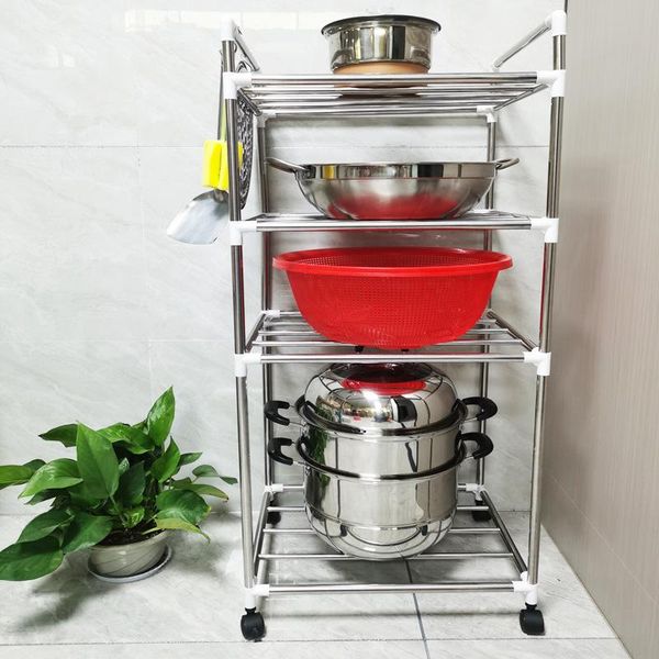 kitchen storage & organization 2-5 layers stainless steel pot shelves collapsible accessories dish rack holders kitchenware pan cover corner
kitchen storage & organization 2-5 layers stainless steel pot shelves collapsible accessories dish rack holders kitchenware pan cover corner