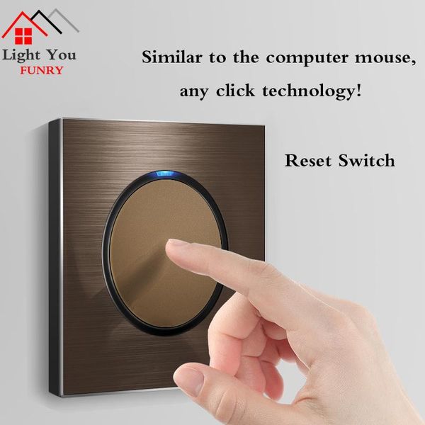 smart home control 1 2 3 4 gang way household wall switch socket aluminum brushed brown panel led indicator 86*86mm
smart home control 1 2 3 4 gang way household wall switch socket aluminum brushed brown panel led indicator 86*86mm