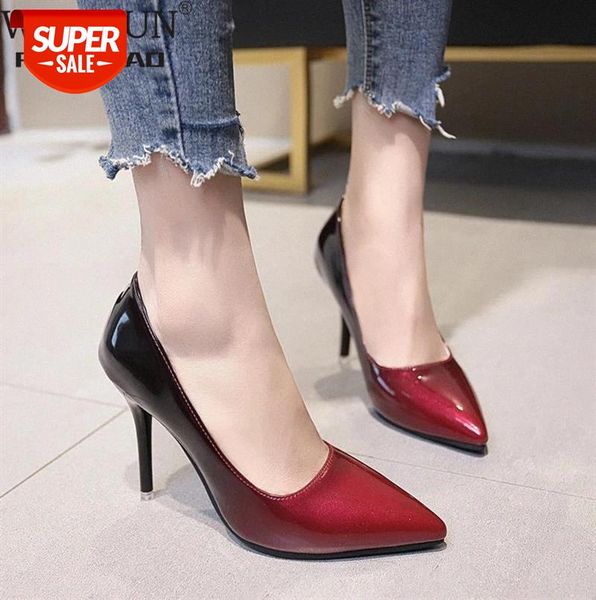 Plus Size 34-43 Hot Women Shoes Pointed Toe Pumps Patent Leather Dress High Heels Boat Wedding Zapatos Mujer Blue Wine Red #BW4o, Black
Plus Size 34-43 Hot Women Shoes Pointed Toe Pumps Patent Leather Dress High Heels Boat Wedding Zapatos Mujer Blue Wine Red #BW4o, Black