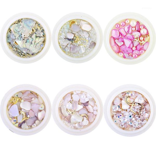 1box summer fashion abalone piece manicure shell stone rhinestone 3d charm diy nail decoration accessories1, Silver;gold
1box summer fashion abalone piece manicure shell stone rhinestone 3d charm diy nail decoration accessories1, Silver;gold
