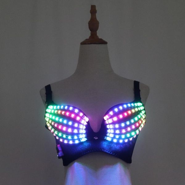 party decoration full color led bra discolored underwear dress belly dance light up luminous costumes glowing bikini outfits
party decoration full color led bra discolored underwear dress belly dance light up luminous costumes glowing bikini outfits