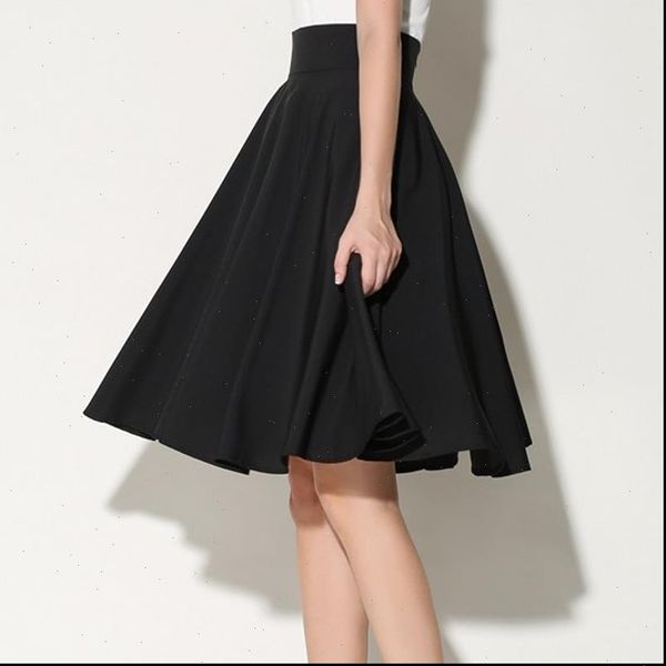 black white womens skirts midi summer high waist pleated skirt skater vintage saia feminina jupe longue femme plus size 
black white womens skirts midi summer high waist pleated skirt skater vintage saia feminina jupe longue femme plus size