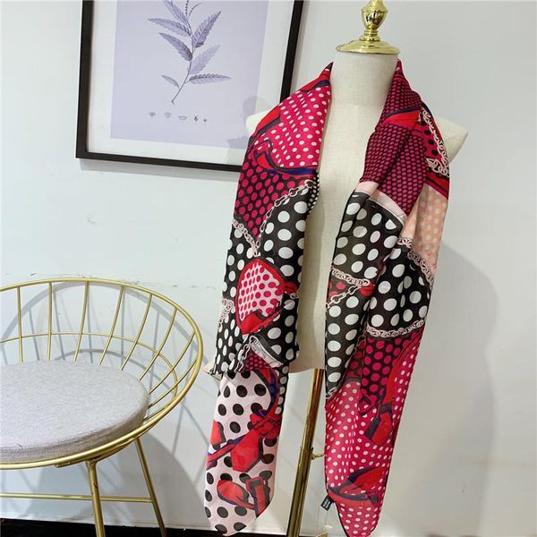 scarves dot summer bufanda mujer thin sunscreen women scarf female beach wheel print simulation silk foulard hijab shawl, Blue;gray
scarves dot summer bufanda mujer thin sunscreen women scarf female beach wheel print simulation silk foulard hijab shawl, Blue;gray