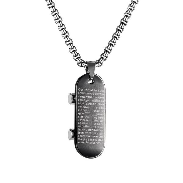 chains simple and versatile titanium steel material jewelry couple necklace personality street hip-hop teddy bear style, Silver
chains simple and versatile titanium steel material jewelry couple necklace personality street hip-hop teddy bear style, Silver