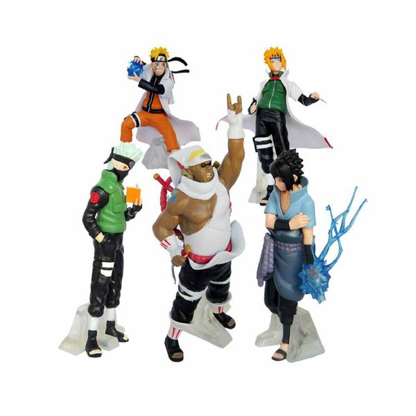 10-15cm 5pcs/lot Naruto Shippuden Kakashi Sasuke Minato Anime PVC Action Figures Collection Cartoon Model Toys Dolls Brinquedos
10-15cm 5pcs/lot Naruto Shippuden Kakashi Sasuke Minato Anime PVC Action Figures Collection Cartoon Model Toys Dolls Brinquedos