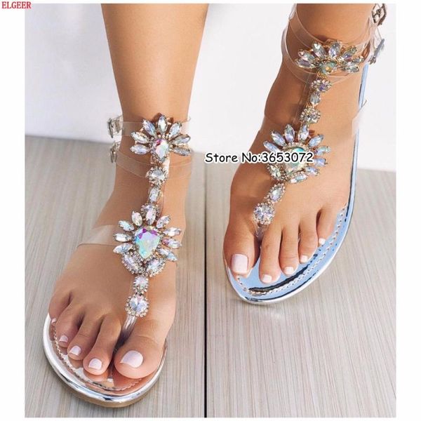 gladiator lucite clear strap rhinestone sandal diamond embellished women buckle flip-flop shoes shinny crystal flats sandals, Black
gladiator lucite clear strap rhinestone sandal diamond embellished women buckle flip-flop shoes shinny crystal flats sandals, Black