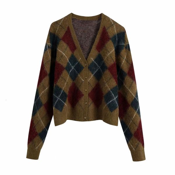 sweaters fall knit cardigan full sleeve v-neckline vintage casual women sweaters winter, White;black
sweaters fall knit cardigan full sleeve v-neckline vintage casual women sweaters winter, White;black
