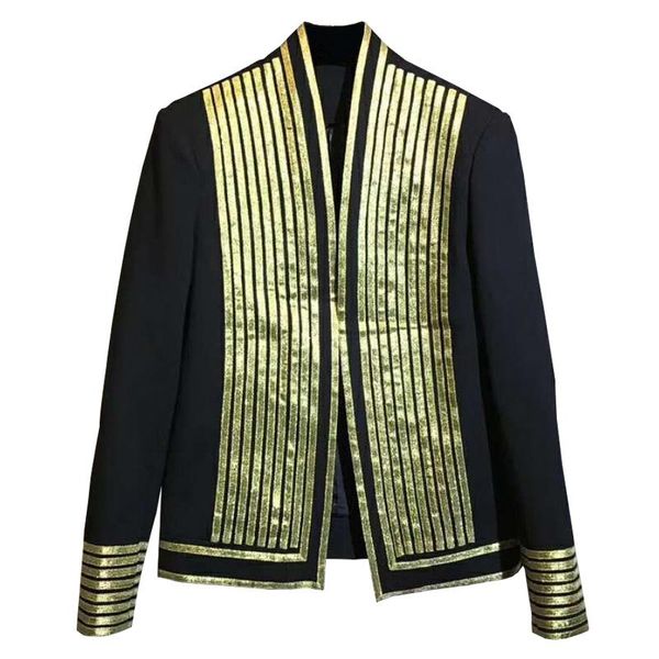 men's suits & blazers european and american trend phnom penh heavy industry suit jacket men personality slim dress nightclub, White;black
men's suits & blazers european and american trend phnom penh heavy industry suit jacket men personality slim dress nightclub, White;black