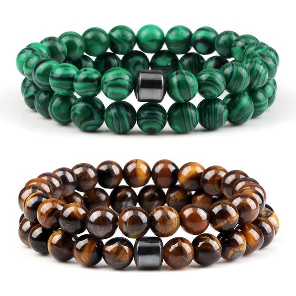 beaded, strands 2pcs/set natural tiger eye stone bracelet charm men malachite hematite beads bracelets stretch bangles women gift prayer jew, Black
beaded, strands 2pcs/set natural tiger eye stone bracelet charm men malachite hematite beads bracelets stretch bangles women gift prayer jew, Black