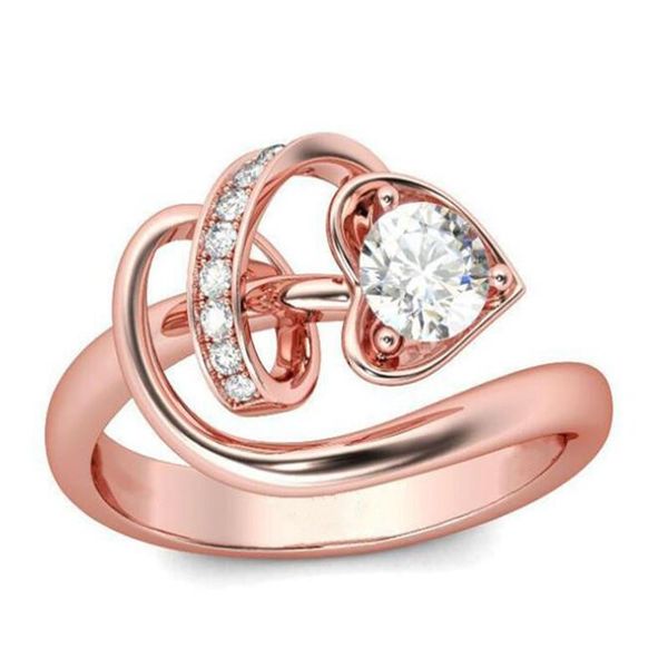 wedding rings fashion irregular rose gold crystal heart ring for women elegant female engagement jewelry accessories gifts, Slivery;golden
wedding rings fashion irregular rose gold crystal heart ring for women elegant female engagement jewelry accessories gifts, Slivery;golden