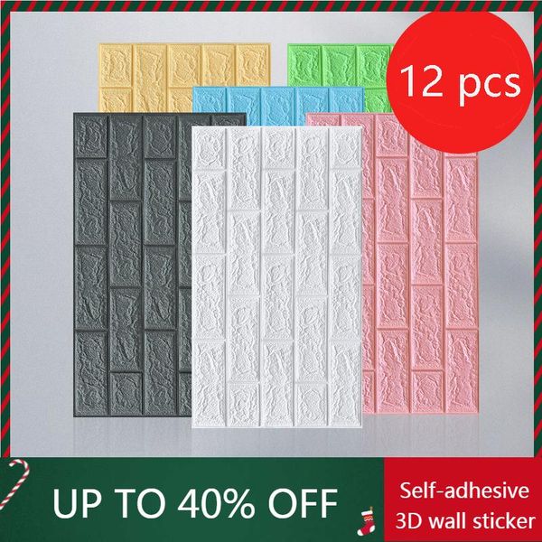 wallpapers 12pcs self adhesive 3d waterproof tv background brick wall sticker living room wallpaper mural bedroom decorative
wallpapers 12pcs self adhesive 3d waterproof tv background brick wall sticker living room wallpaper mural bedroom decorative