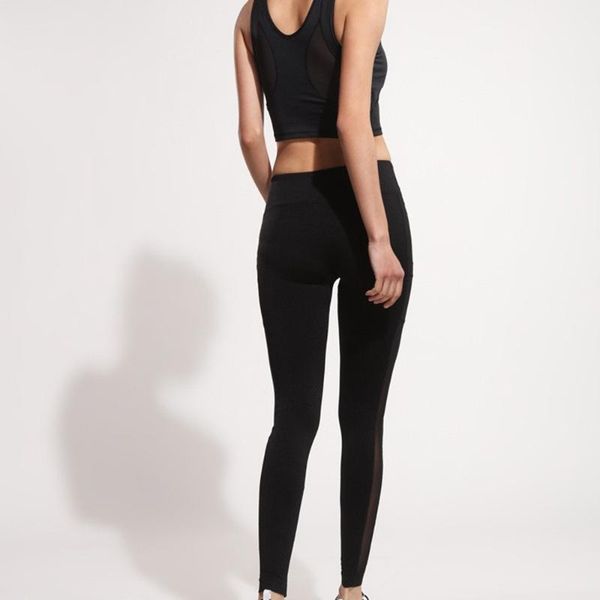 women's leggings high waist mesh women fitness breathable push up quick dry plus size casual leggins, Black
women's leggings high waist mesh women fitness breathable push up quick dry plus size casual leggins, Black