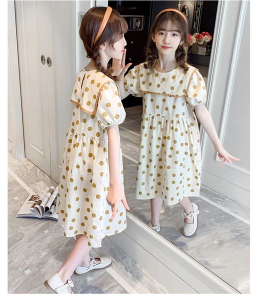 summer baby dresses kids clothing not real christening, White