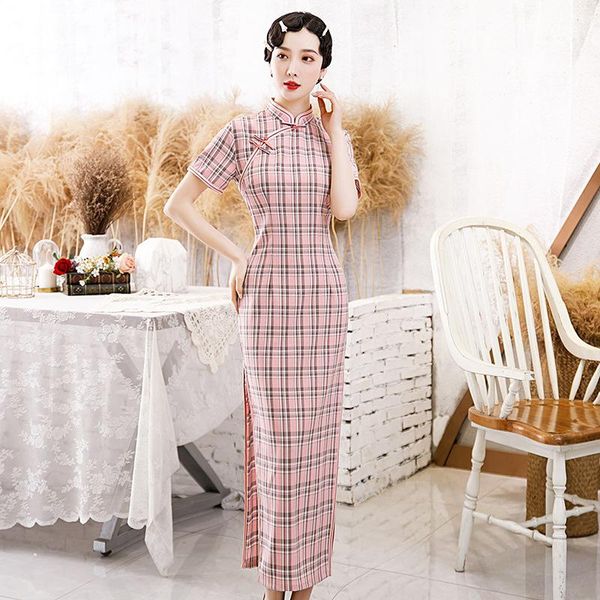 ethnic clothing slim elegant cottom linen qipao bride wedding dress gown 2021 long lady cheongsam short sleeve large size 3xl vestidos, Red
ethnic clothing slim elegant cottom linen qipao bride wedding dress gown 2021 long lady cheongsam short sleeve large size 3xl vestidos, Red