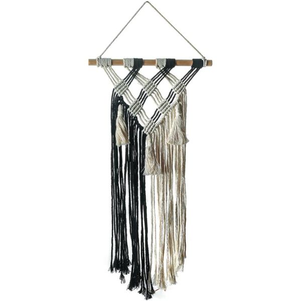 tapestries ins nordic style black and white hand-woven small tapestry wall hangings grid tassel home bedroom pendant
tapestries ins nordic style black and white hand-woven small tapestry wall hangings grid tassel home bedroom pendant