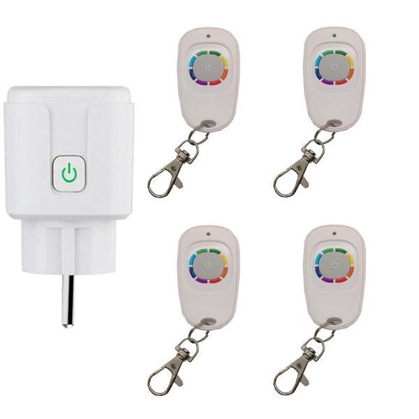 smart home control rf remote socket ac 220v european standard plugs with transmitter eu 433mhz power on
smart home control rf remote socket ac 220v european standard plugs with transmitter eu 433mhz power on