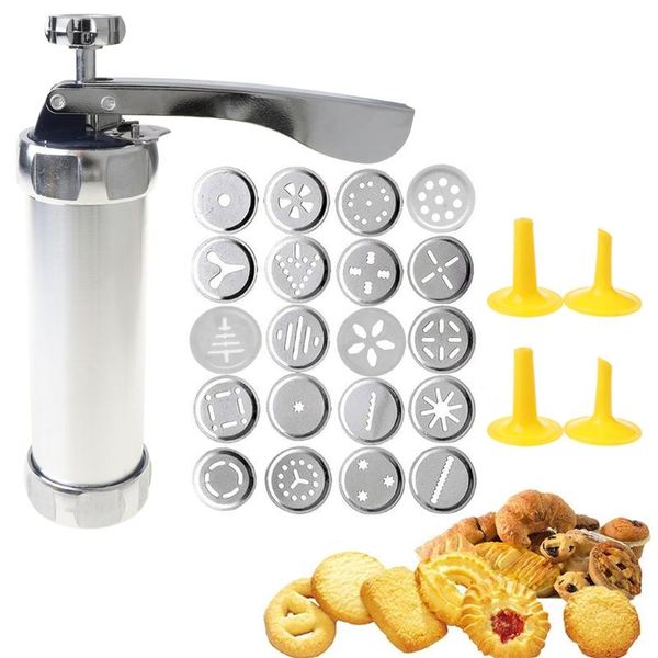 baking & pastry tools cookie press gun kit diy biscuit maker and churro with 20 decorative stencil discs 4 icing tips for funny kitchen
baking & pastry tools cookie press gun kit diy biscuit maker and churro with 20 decorative stencil discs 4 icing tips for funny kitchen