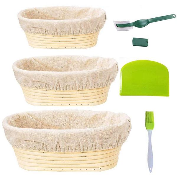 rattan bowls with oval certification basket, suitable for home bakers fermentation basket (25 + 28 30.5cm) storage baskets
rattan bowls with oval certification basket, suitable for home bakers fermentation basket (25 + 28 30.5cm) storage baskets