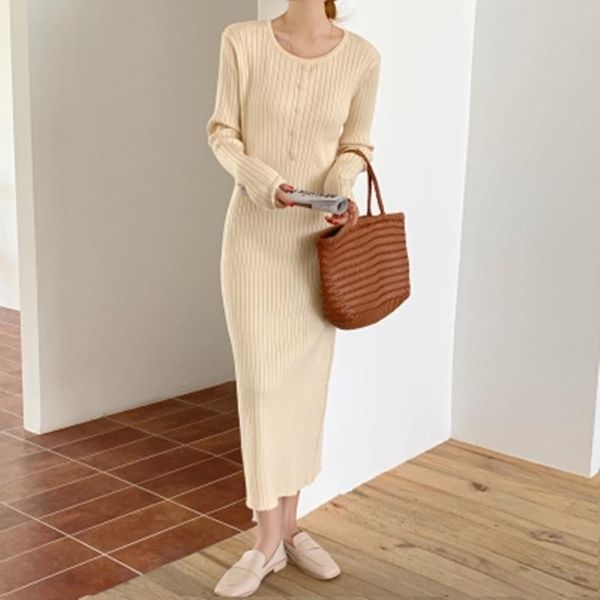 casual dresses women long sweater dress autumn and winter loose knitted straight fashion knitewear, Black;gray
casual dresses women long sweater dress autumn and winter loose knitted straight fashion knitewear, Black;gray