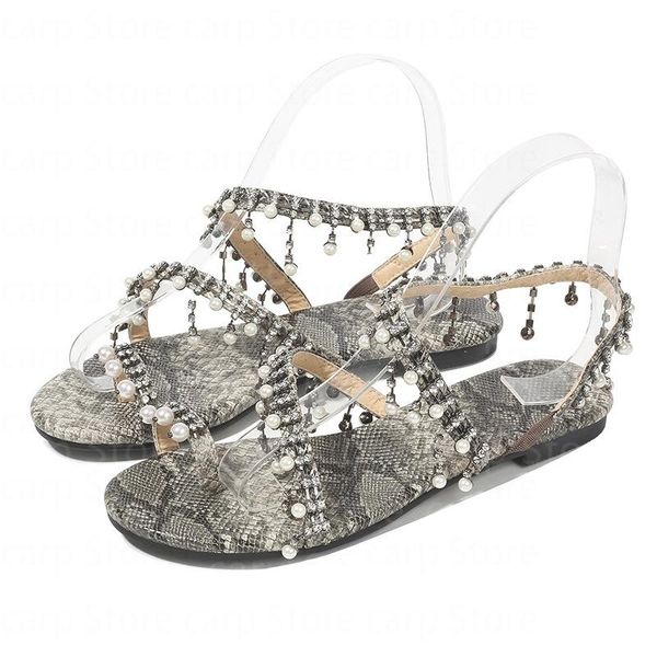 sandals summer women slippers fashion large size flip flops snake skin roman female flat beach shoes, Black
sandals summer women slippers fashion large size flip flops snake skin roman female flat beach shoes, Black