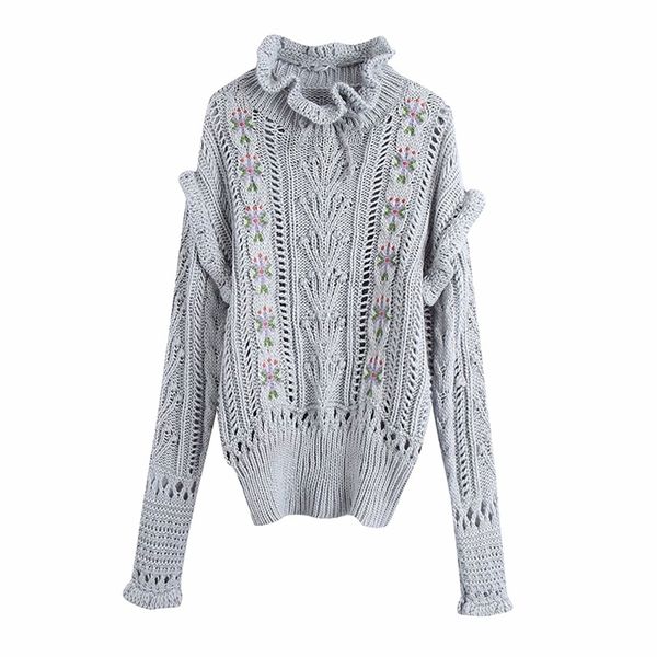 summer style female british retro sweet lace collar hollow embroidery long-sleeved women sweater 210531, White
summer style female british retro sweet lace collar hollow embroidery long-sleeved women sweater 210531, White