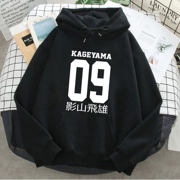 men's hoodies & sweatshirts kageyama tobio haikyuu print man women casual loose hooded long sleeve pockets autumn fleece warm hoodie, Black
men's hoodies & sweatshirts kageyama tobio haikyuu print man women casual loose hooded long sleeve pockets autumn fleece warm hoodie, Black
