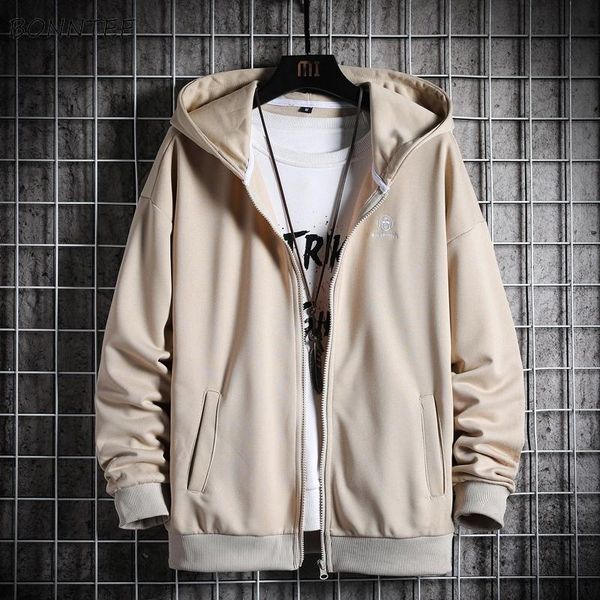 men's jackets men fashion simple casual zipper loose with hat outerwear ulzzang all-match streetwear couple korean stylish spring, Black;brown
men's jackets men fashion simple casual zipper loose with hat outerwear ulzzang all-match streetwear couple korean stylish spring, Black;brown